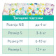 Підгузки Offspring Папуги, розмір NB, до 4 кг, 56 шт. (DP-OI-FAT-NB56P-PTP)