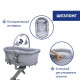 Кроватка-стульчик 5 в 1 Chicco Baby Hug Pro
