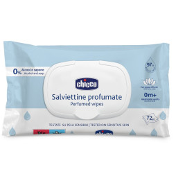 Вологі салфетки із екстрактом лотоса Chicco, 72 шт. (12050.00)