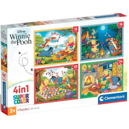 Пазл 4 в 1 Clementoni "Winnie the Pooh" (21514)