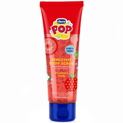 Скраб для тела с экстрактом клубники Chicco Pop Strawberry Candy, от 6 лет, 150 мл, 12809.10