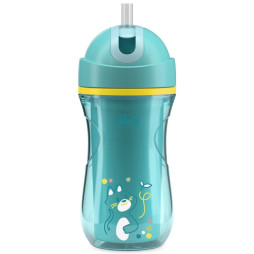 Поильник непроливайка с трубочкой Chicco "Sport Cup", 266 мл, 14м+, 06991.25