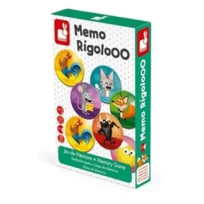Настільна гра Janod Мемо Ріголо (J02736) | KIOSK для МАМ