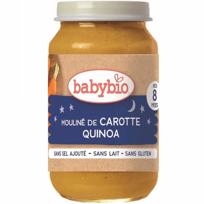 Органічне пюре Babybio з овочів та кіноа, 200 гр, 51055 | KIOSK для МАМ