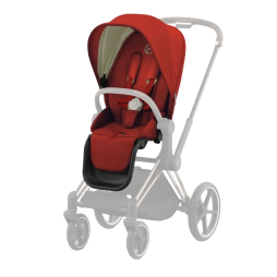 Комплект текстилю для прогулянкового блоку Cybex Priam Autumn Gold, бордовий (521002405)