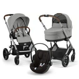 Коляска 3 в 1 Cybex Balios S SLV Stone Grey (524002519)
