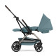 Прогулянкова коляска Cybex Eezy S Twist+ 2 TPE Stormy Blue (з бампером), 526000851