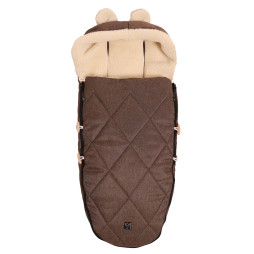 Зимовий чохол Kaiser XL Ears Wool 2 в 1, коричневий (6582575)