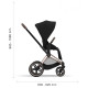 Коляска Cybex Priam Mirage Grey шасі Rosegold 4.0, 51811-02