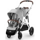 Cybex Gazelle S Silver Lava Grey прогулянкова коляска, 52211784-02