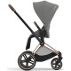 Коляска Cybex Priam Mirage Grey шасі Rosegold 4.0, 51811-02