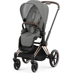 Коляска Cybex Priam Mirage Grey шасі Rosegold 4.0, 51811-02