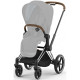 Коляска Cybex Priam Mustard Yellow шасі Chrome Brown 4.0, 5185-02