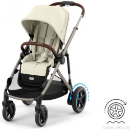 Електрична прогулянкова коляска Cybex eGazelle S TPE Seashell Beige (524000541)