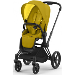 Коляска Cybex Priam Mustard Yellow шасі Matt Black 4.0, 5189-02