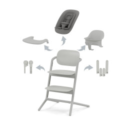 Стілець 4 в 1 Cybex Lemo Suede Grey (521003215)