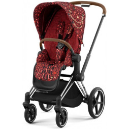 Коляска Cybex Priam Rockstar by Alec Voelkel шасі Chrome Brown 4.0, 5180219-02