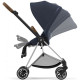 Прогулянкова коляска Cybex Mios 4.0 Dark Navy шасі Chrome Brown, 5190127-02