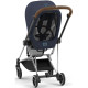 Прогулянкова коляска Cybex Mios 4.0 Dark Navy шасі Chrome Brown, 5190127-02