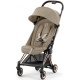 Cybex Coya Cozy Beige шасі rosegold прогулянкова коляска | Cybex офіційно в Україні