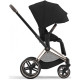 Коляска Cybex Priam Sepia Black шасі Rosegold 4.0, 518-02
