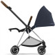 Прогулянкова коляска Cybex Mios 4.0 Dark Navy шасі Chrome Brown, 5190127-02