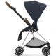 Прогулянкова коляска Cybex Mios 4.0 Dark Navy шасі Chrome Brown, 5190127-02