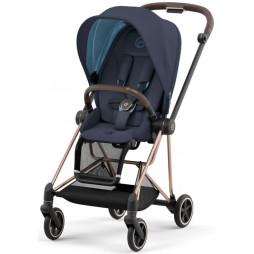 Прогулянкова коляска Cybex Mios 4.0 Dark Navy шасі Rosegold, 5190107-02