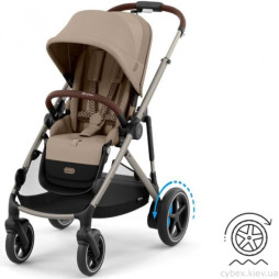 Коляска Cybex e-Gazelle S Almond Beige з електроприводом, 524000547