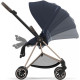 Прогулянкова коляска Cybex Mios 4.0 Dark Navy шасі Rosegold, 5190107-02