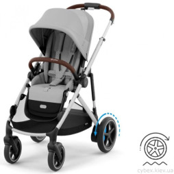 Коляска Cybex e-Gazelle S Stone Grey з електроприводом, 524000523