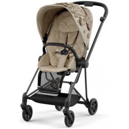 Cybex Mios Simply Flowers Beige шасі Matt Black 4.0 прогулянкова коляска, 519032-02