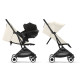 Коляска для подорожей Cybex Orfeo BLK Canvas White, 524000355
