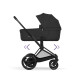 Універсальна коляска Cybex ePRIAM 2 в 1 Style Collection Sepia Black (526000053) - модель 2026 року