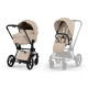 Універсальна коляска Priam 2 в 1 BLK Cozy Beige, 526000021