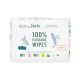 Органічний вологий дитячий туалетний папір Eco by Naty, без запаху 168 шт (3 упаковки 1), арт. 1664322611 - для малюків, можна змивати в унітаз