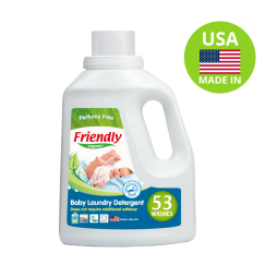 Органічний рідкий пральний порошок-концентрат Friendly Organic без запаху 1,57 літрів (53 прання)