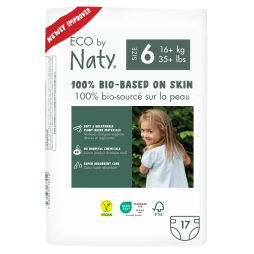 Органічні підгузники Eco by Naty Розмір 6 (16 кг) 17 шт