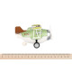 Same Toy Літак металевий інерційний Aircraft світло, музика, зелений, SY8015Ut-2