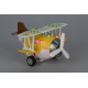 Same Toy Літак металевий інерційний Aircraft світло, музика, жовтий, SY8015Ut-1