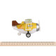 Same Toy Літак металевий інерційний Aircraft світло, музика, жовтий, SY8015Ut-1