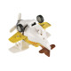 Same Toy Літак металевий інерційний Aircraft світло, музика, жовтий, SY8015Ut-1