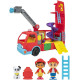 CoComelon Ігровий набір Feature Vehicle Deluxe Transforming Fire Truck Пожежна машина-трансформер з аксесуарами, CMW0220