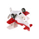 Same Toy Літак металевий інерційний Aircraft світло, музика, червоний, SY8012Ut-3