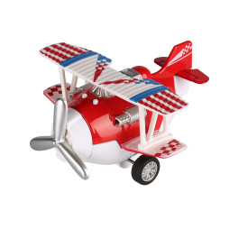 Same Toy Літак металевий інерційний Aircraft червоний