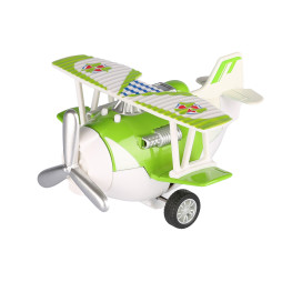 Same Toy Літак металевий інерційний Aircraft світло, музика, зелений