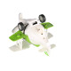 Same Toy Літак металевий інерційний Aircraft світло, музика, зелений, SY8012Ut-4