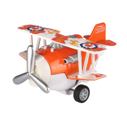 Same Toy Літак металевий інерційний Aircraft помаранчевий