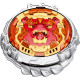 Infinity Nado Дзиґа VI Proskill Pack Палаючий Бойовий Ведмідь (Blazing War Bear), арт.erc1-EU654212 
