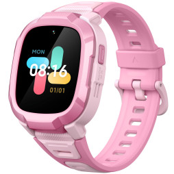 Дитячий годинник-телефон Mibro P6, 1.4", 240x280, GPS, 2MP, 900мА·год, 2АТM, рожевий